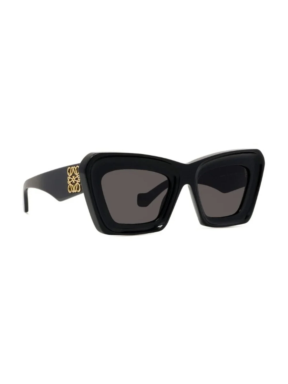 New LOEWE Women's Sunglasses Acetate Frame ANAGRAM LW40145I 01A 52 Black Cat Eye